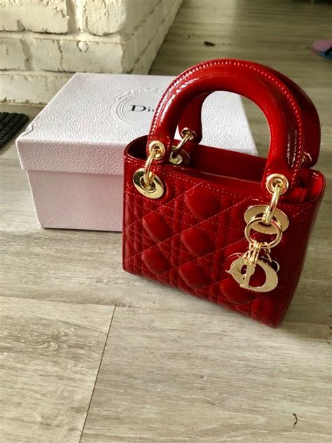 red lady dior mini|mini Lady Dior for sale.